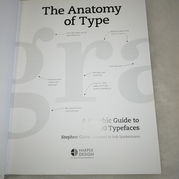 BOOK The Anatomy of Type, a graphic guide to 100 typefaces. - Picture 2 of 6